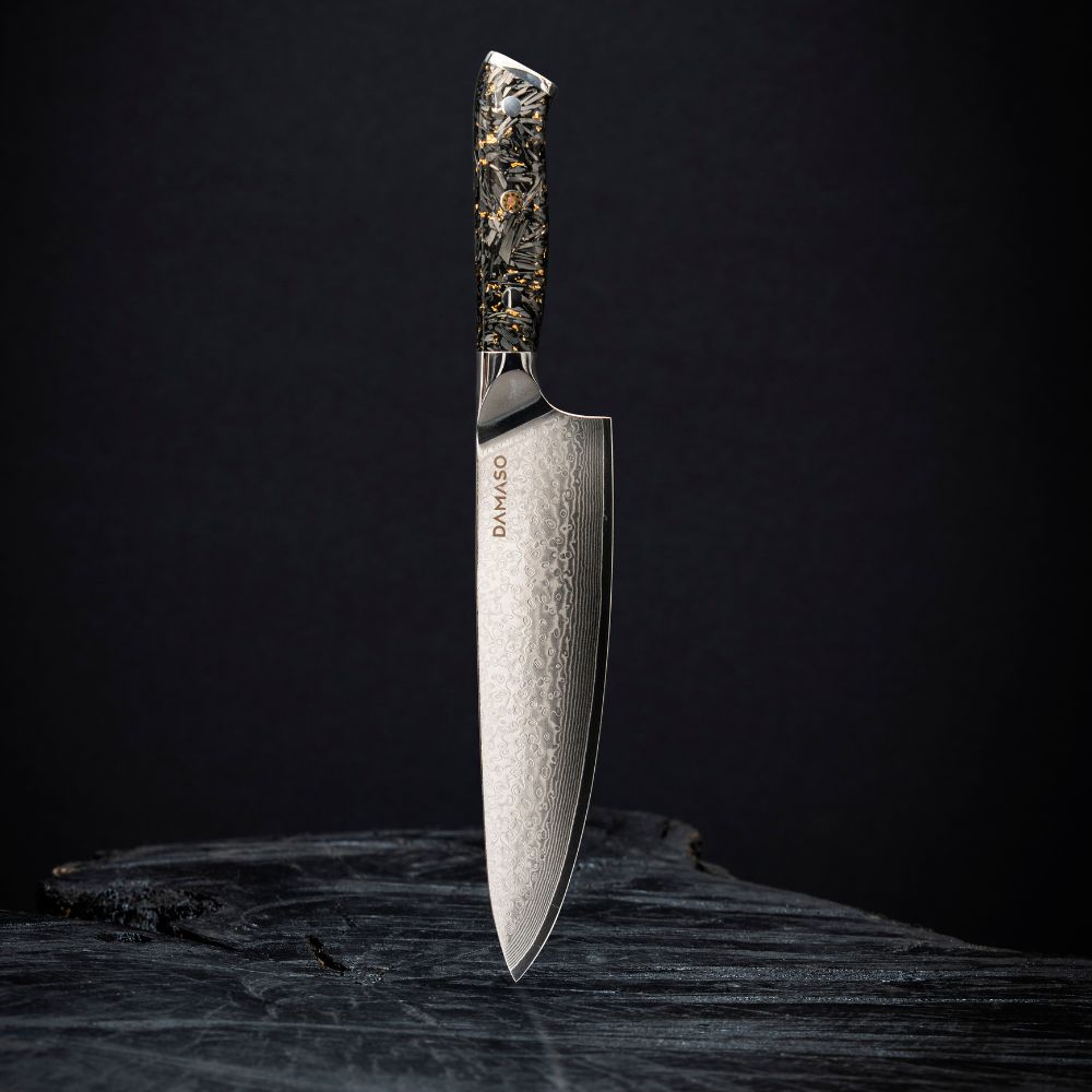 Chef -mes - Damatisch mes | Zwarte aurora