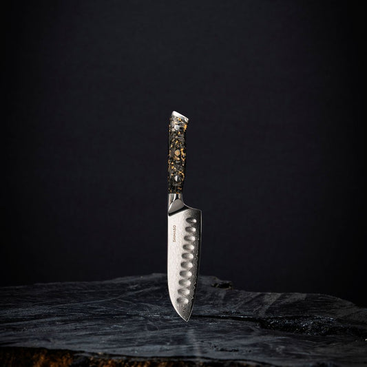 Santoku Messer (klein) - Black Aurora
