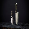 2er-Starter-Set – Black Aurora - Santoku groß + klein