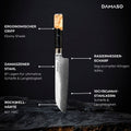 Santoku Messer - Ebony Shade