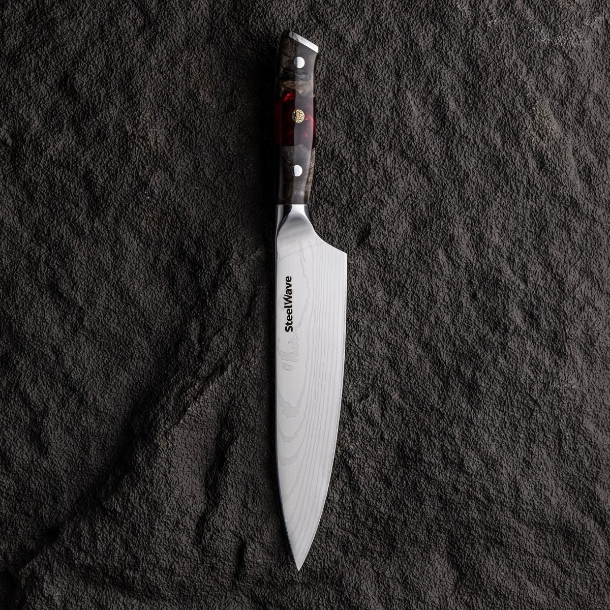 SteelWave - Chef Knife | Red Ash