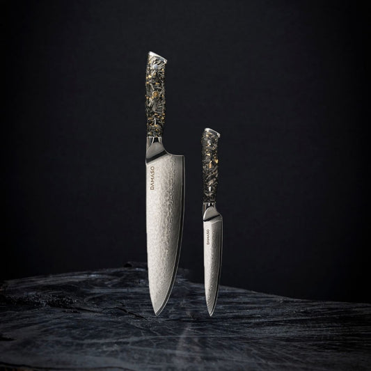 Messerset - Black Aurora | Chef Knife + Allzweckmesser