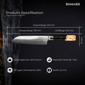 Santoku Messer - Ebony Shade
