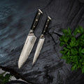 2er-Set Santokumesser + Allzweckmesser - Black Pearl Starter-Set Damaso