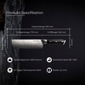 Nakiri - Black Pearl Damastmesser