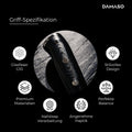 Santoku Messer - Black Pearl Damastmesser Damaso