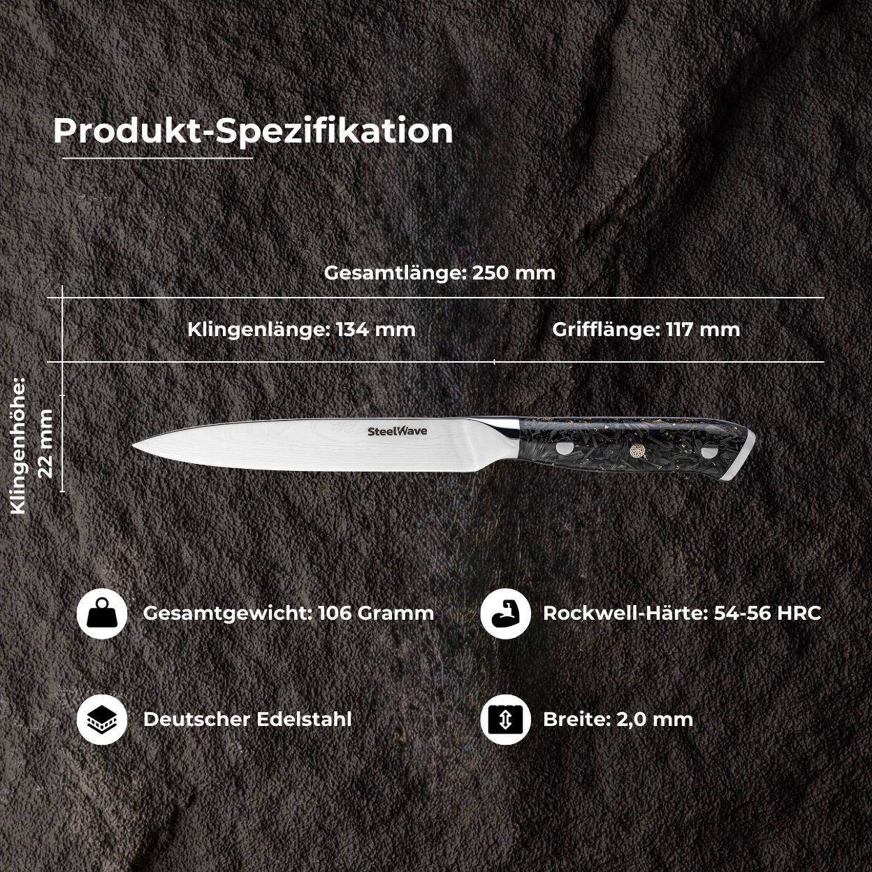 SteelWave - Allzweckmesser | Black Aurora