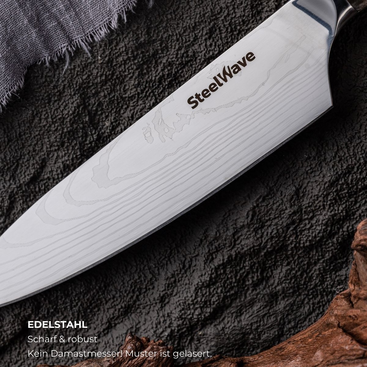 SteelWave - Chef Knife | Pakkawood