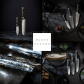 2er-Starter-Set – Black Aurora - Santoku groß + klein