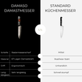 Santoku Messer - Red Ash