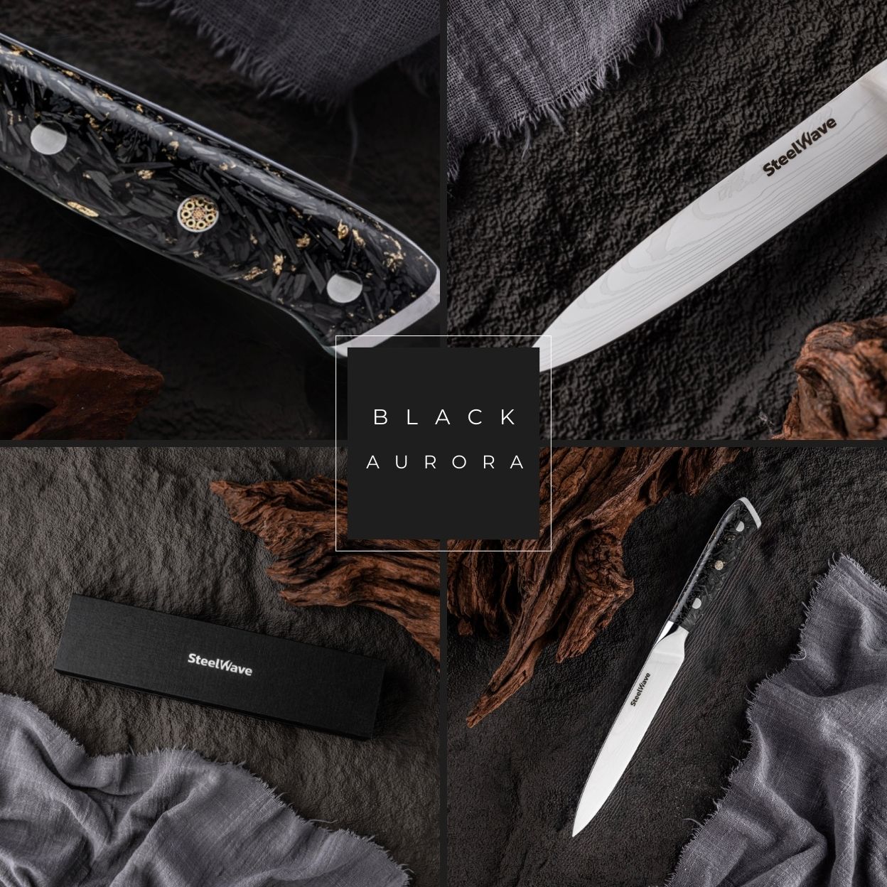 SteelWave - Allzweckmesser | Black Aurora