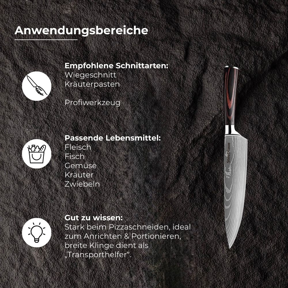 SteelWave - Chef Knife | Pakkawood