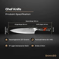 Chef Knife - Red Ash Damastmesser - Best Chefs Knife
