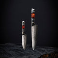 2er-Starter-Set – Red Ash - Chef Knife + Santoku Messer (klein)