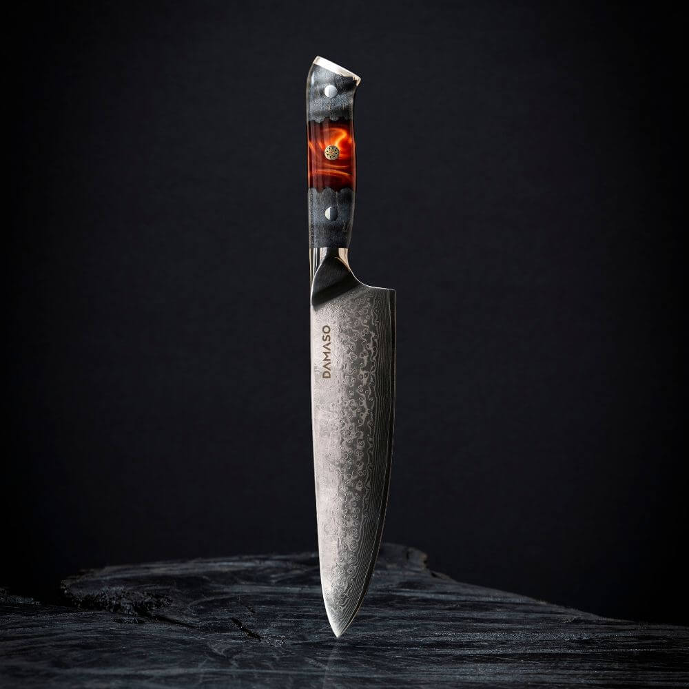 Chef Knife - Red Ash Damastmesser