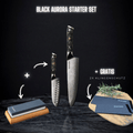 3er-Starter-Set - Black Aurora + 2x gratis Klingenschutz