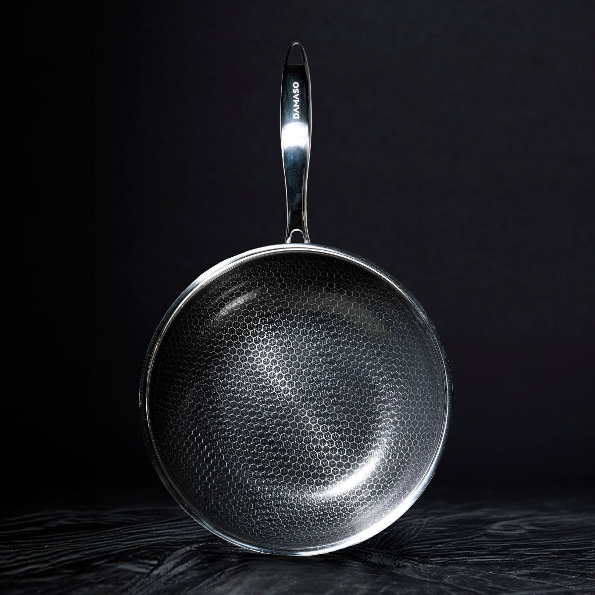 Wok 28cm | Waben-Bratpfanne — hergestellt ohne PFAS